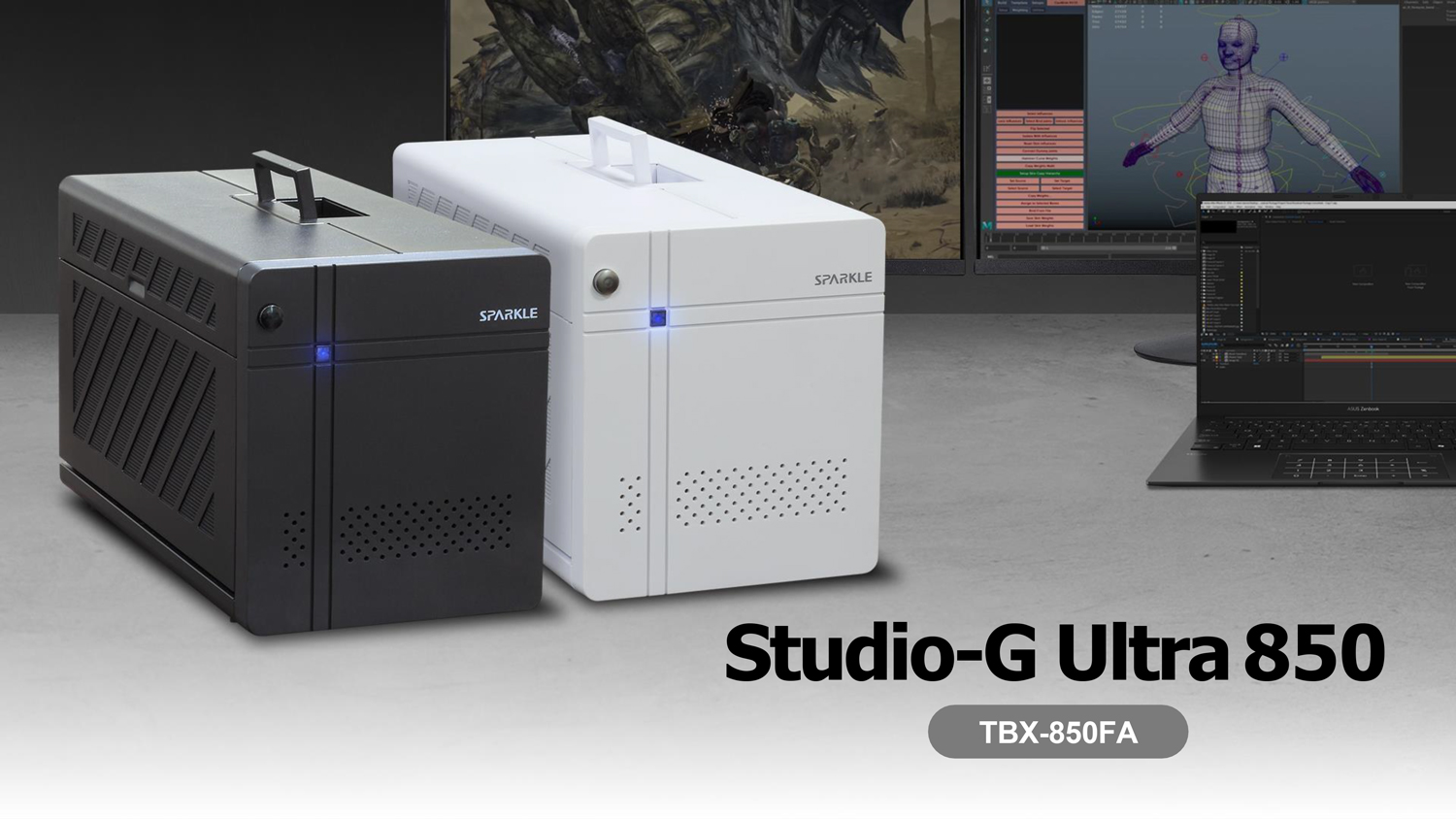 850W ATX 3.1電源ユニット内蔵・Thunderbolt™ 5接続の外付けGPU